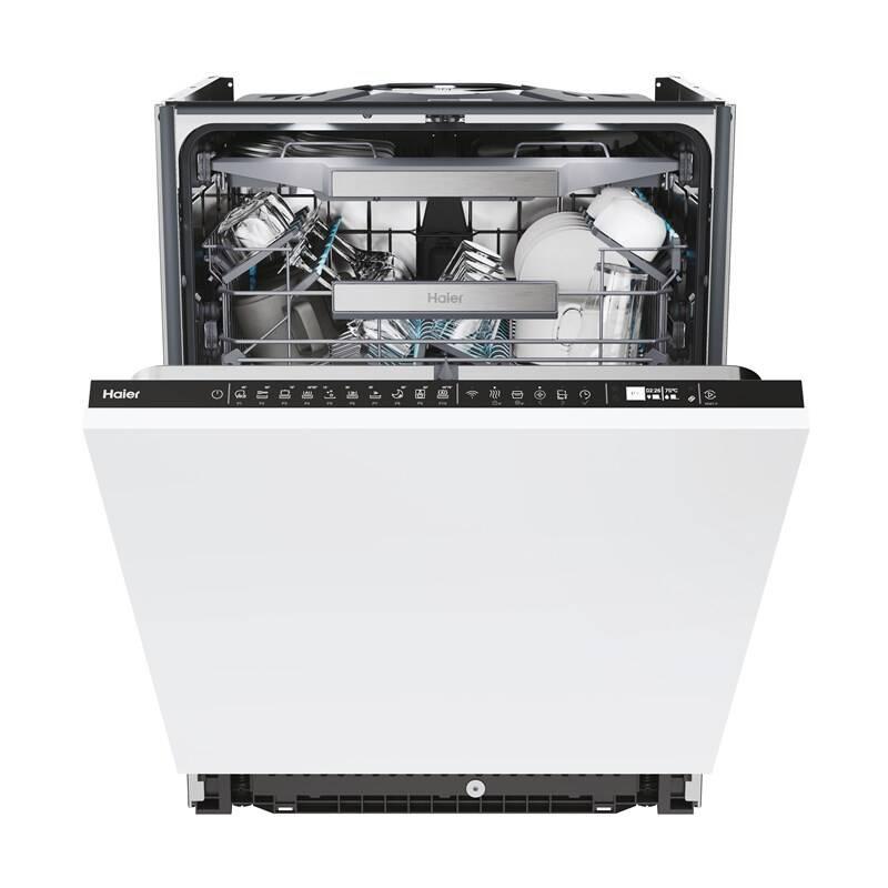 Haier I-Pro Shine Series 4 XI 6B0M3PB, Voll integriert, Standardgröße (60 cm), Schwarz, Touchsteuerung, Schublade, Doppelte Bewegung