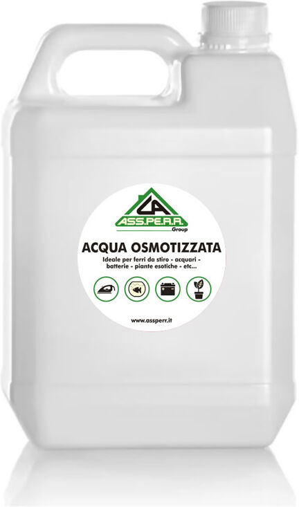 Assperr Acqua demineralizzata per ferro da stiro 5 litri