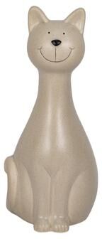 Sagebrook Home Stoneware Cat Figurine - Enhance Your Space With Charm