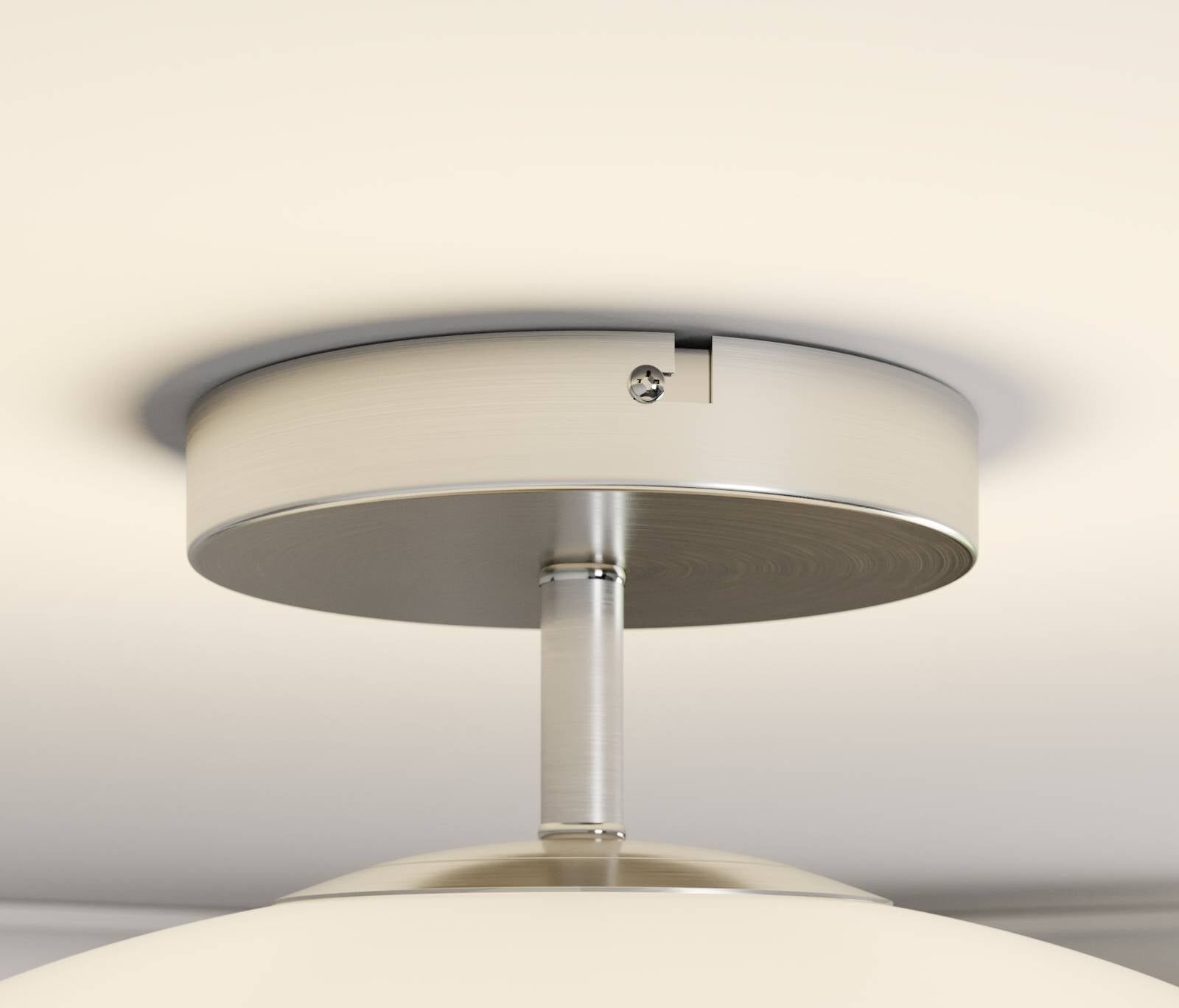 Deckenlampe Sonika Lindby, dimmbar, alu / grau / zink, für Wohn- / Esszimmer, Deckenlampe
