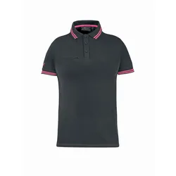 U-Power Polo-Shirt Way Lady - grey fucsia - S