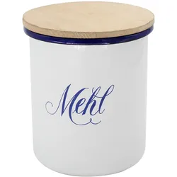Dose "Mehl" Serie HUSUM emailliert, 1,6 Liter