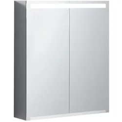 Geberit Option Spiegelschrank 500582001 600x700x150mm, mit Beleuchtung, Touch-Sensor, 2 Türen