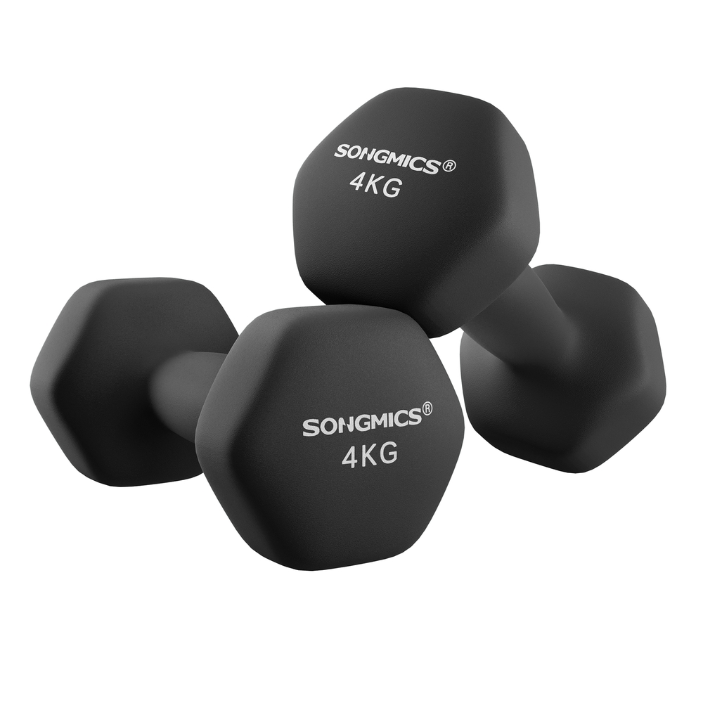 SONGMICS 2er Set Hanteln 2 x 4 kg SYL068BK