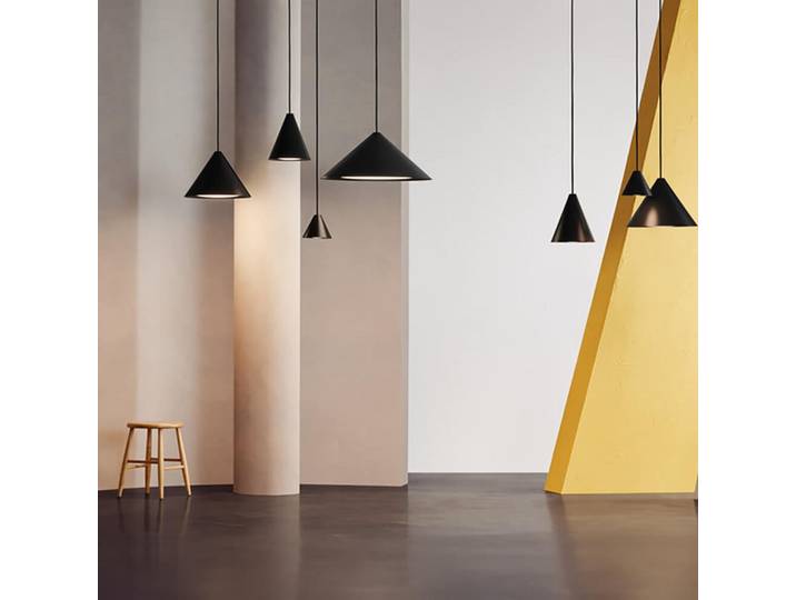 Keglen 175 LED Pendelleuchte Hvid - Louis Poulsen - Wohnzimmer - Aluminium