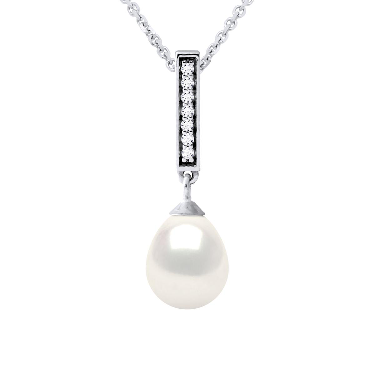 Ketting Water Pearl Rank Sweet White 5-6mm Sluiting 925