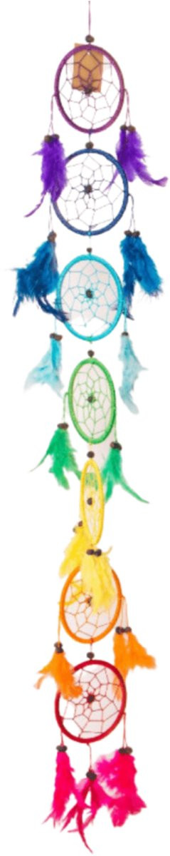 Dromenvanger 7 Chakras Bali Hangend, Lengte: 75 cm, Breedte: 9 cm
