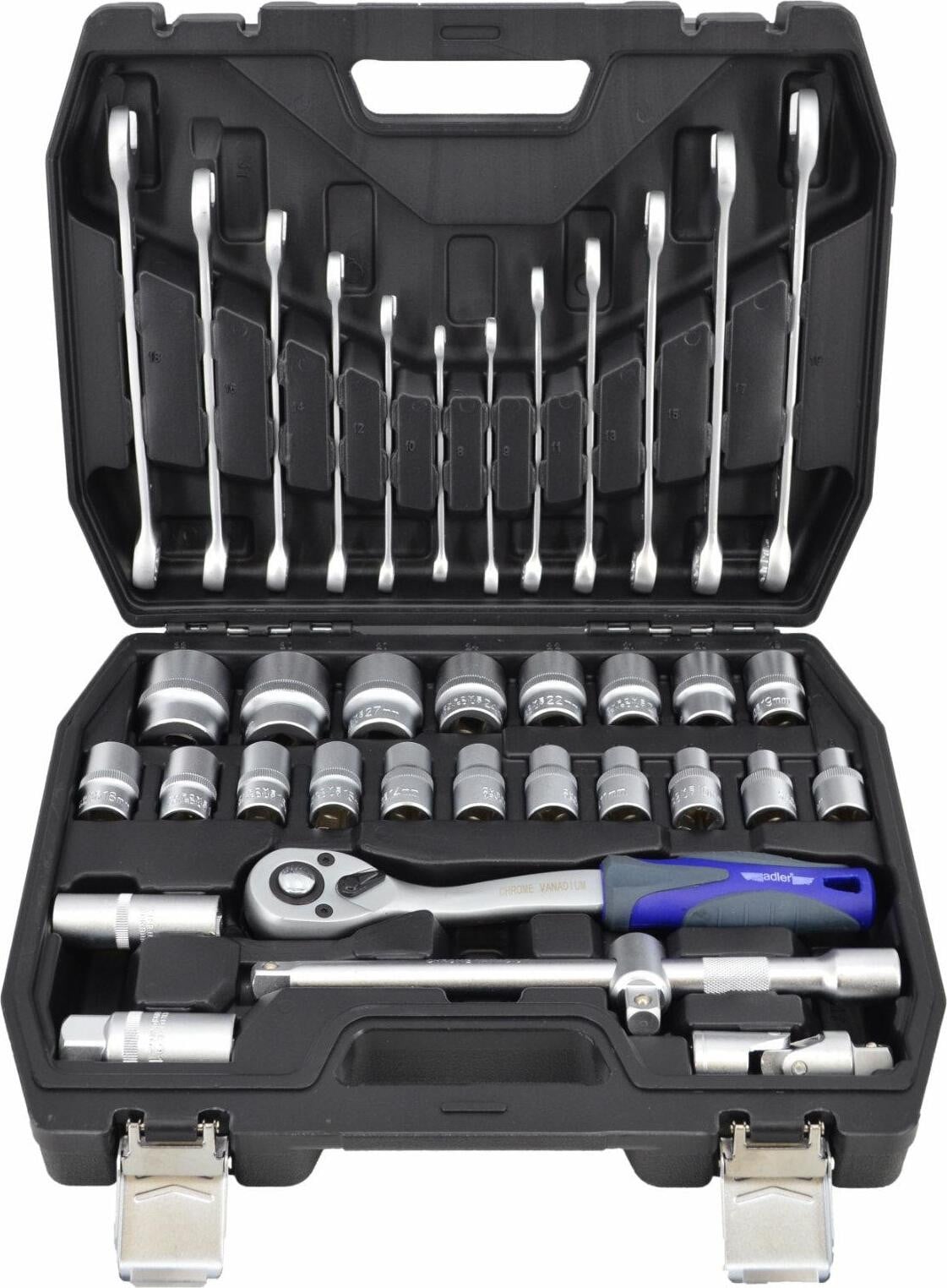Adler 37-delige sleutelset met 1/2 inch aansluiting