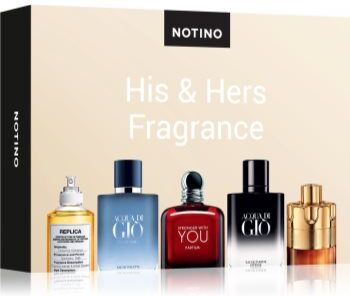 Beauty Discovery Box Notino His & Hers Fragrance conjunto unissexo . Discovery Box Notino His & Hers Fragrance
