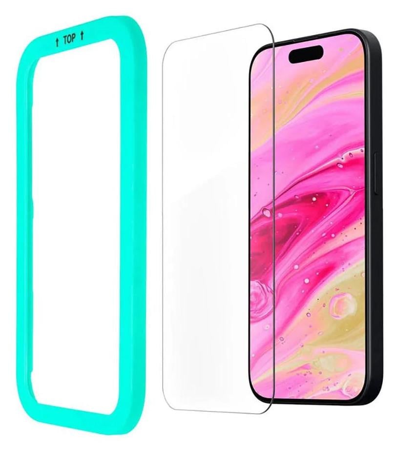 LAUT Prime Glass screenprotector voor iPhone 16 Pro, Transparant