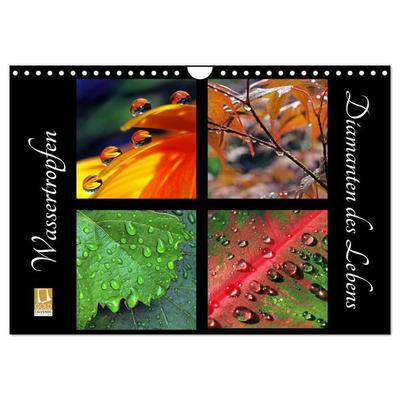 Wassertropfen - Diamanten des Lebens (Wandkalender 2027 DIN A4 quer), CALVENDO Monatskalender