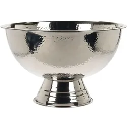 Champagnerschale gehämmert, Höhe: 240 mm, ø: 400 mm