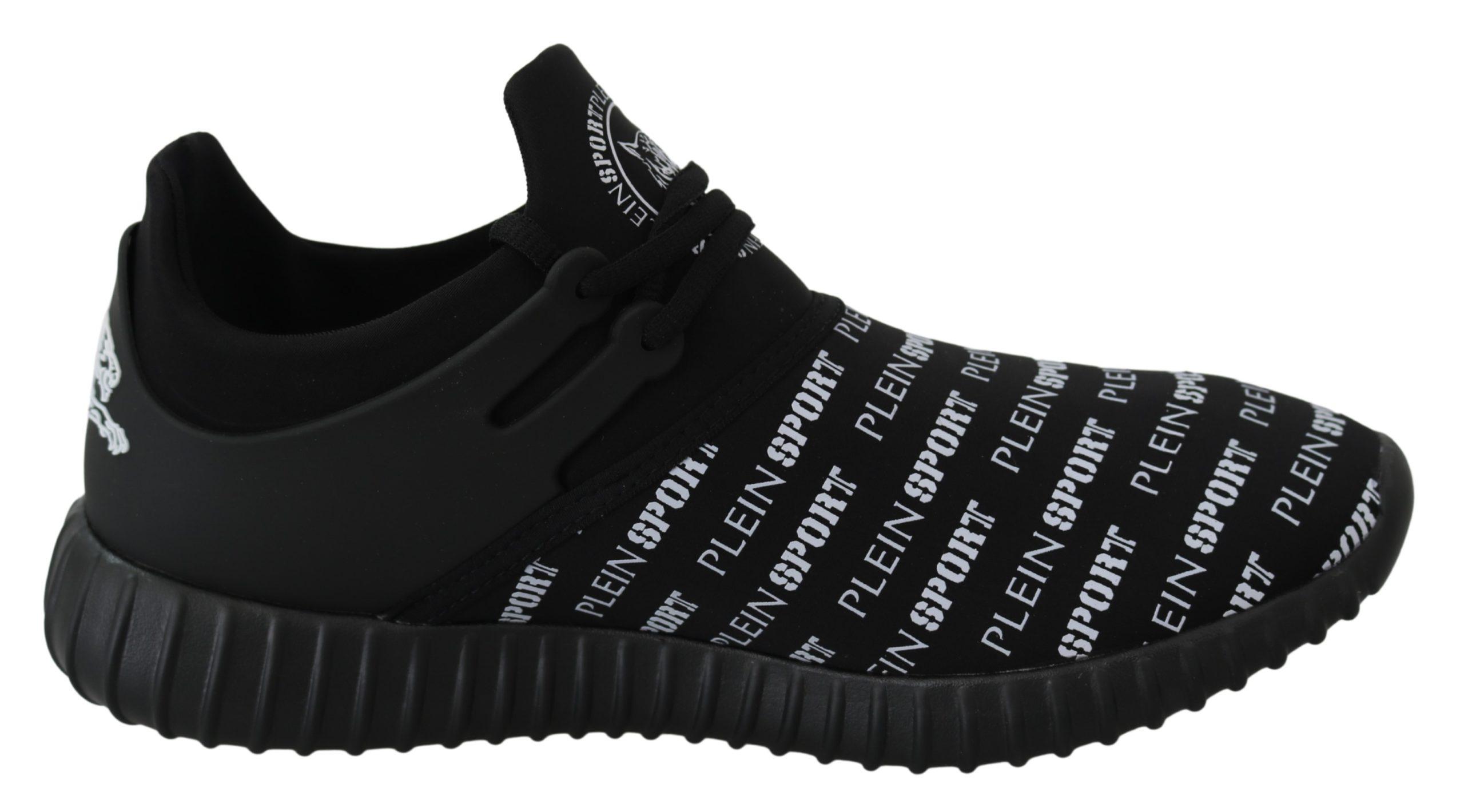 Plein Sport Herren Schwarz Polyester Runner Henry Turnschuhe Schuhe