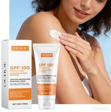 Perfect Picks Market Sunscreen Body Cream Oil Control Non Sticky UV Protection Lotion 50g