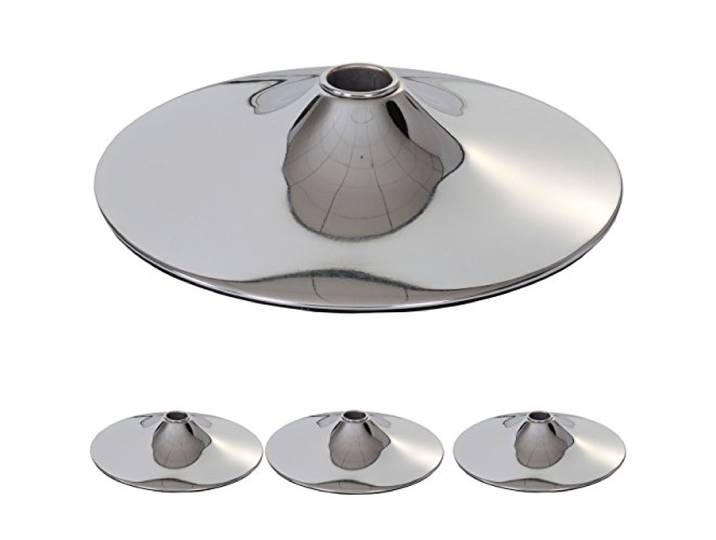 Mendler 4er-Set Fußteller für Barhocker Drehstuhl Esszimmerstuhl - Ø 41cm