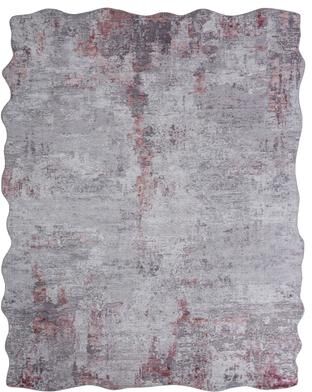 KALATY Abstract Grey/Lavender Area Rug