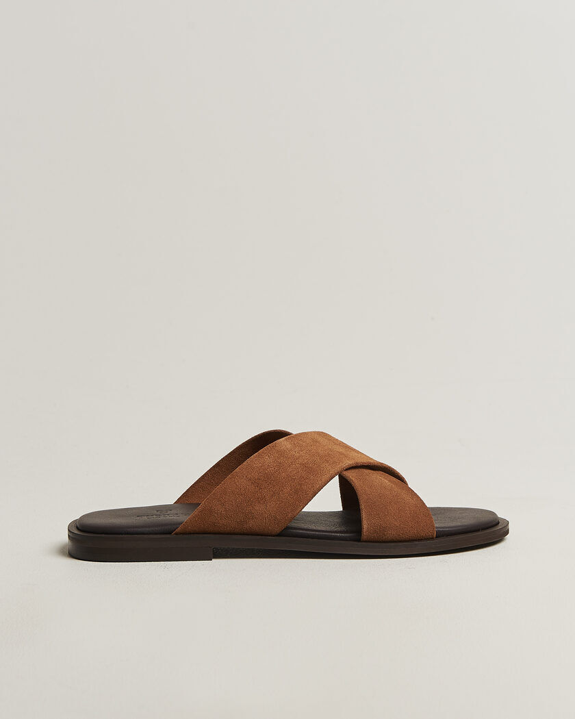 Thera's Classic Sandals Whiskey Suede