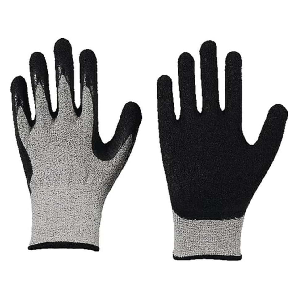 Leipold Schnittschutzhandschuhe Solidstar 1443 Grösse 10 grau/schwarz EN 388 PSA-Kategorie II (10) (1443-10)