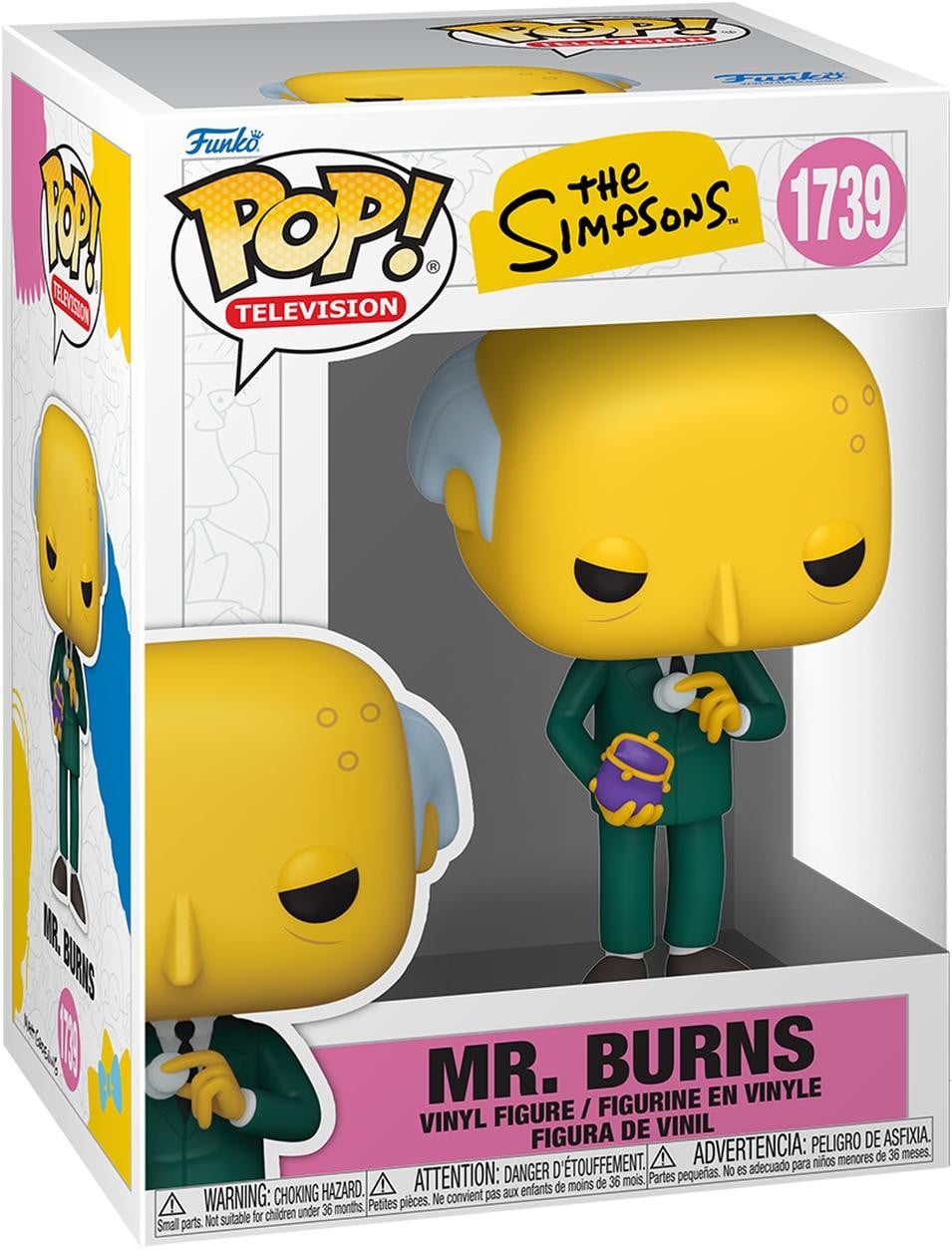 Funko POP! TV Vinyl Figuur Meneer Burns Simpsons, 9 cm