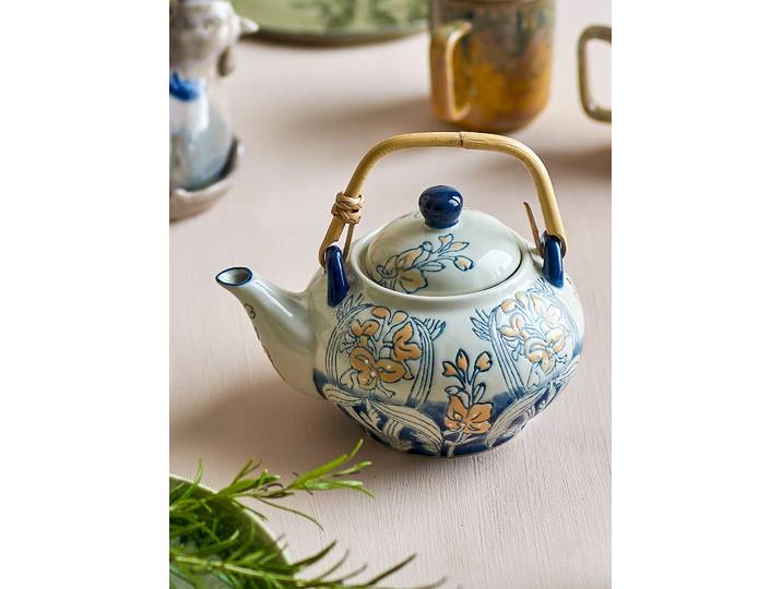Teekanne mit Teesieb Myah Ø 15cm Blau