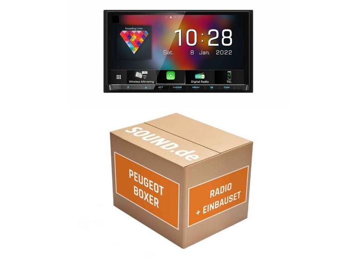 JUST SOUND best choice for caraudio Autoradio DMX8021DABS Peugeot Boxer kein Gerät, keine Radiovorber., Sw Autoradio
