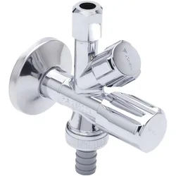 Schell, Ventil, Angle valve, 1/2 " x 3/8 " x 3/4 " combined