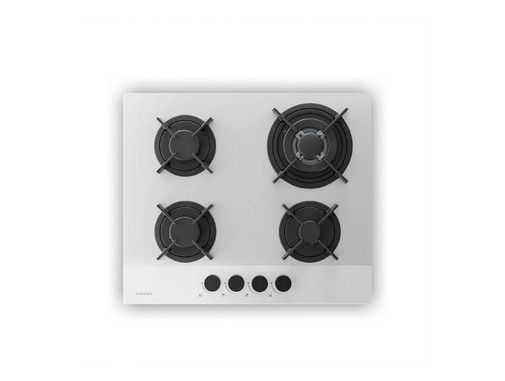 Klarstein Gas-Kochfeld Velaire 10047377, Gas kochfelder 4 Brenner Elektrische Zündung Aluminium 8000 W