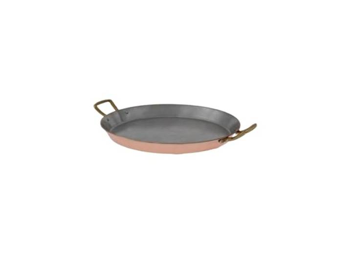 Paellapfanne, Kupferpfanne für Paella - aus Kupfer und Zinn, 40cm