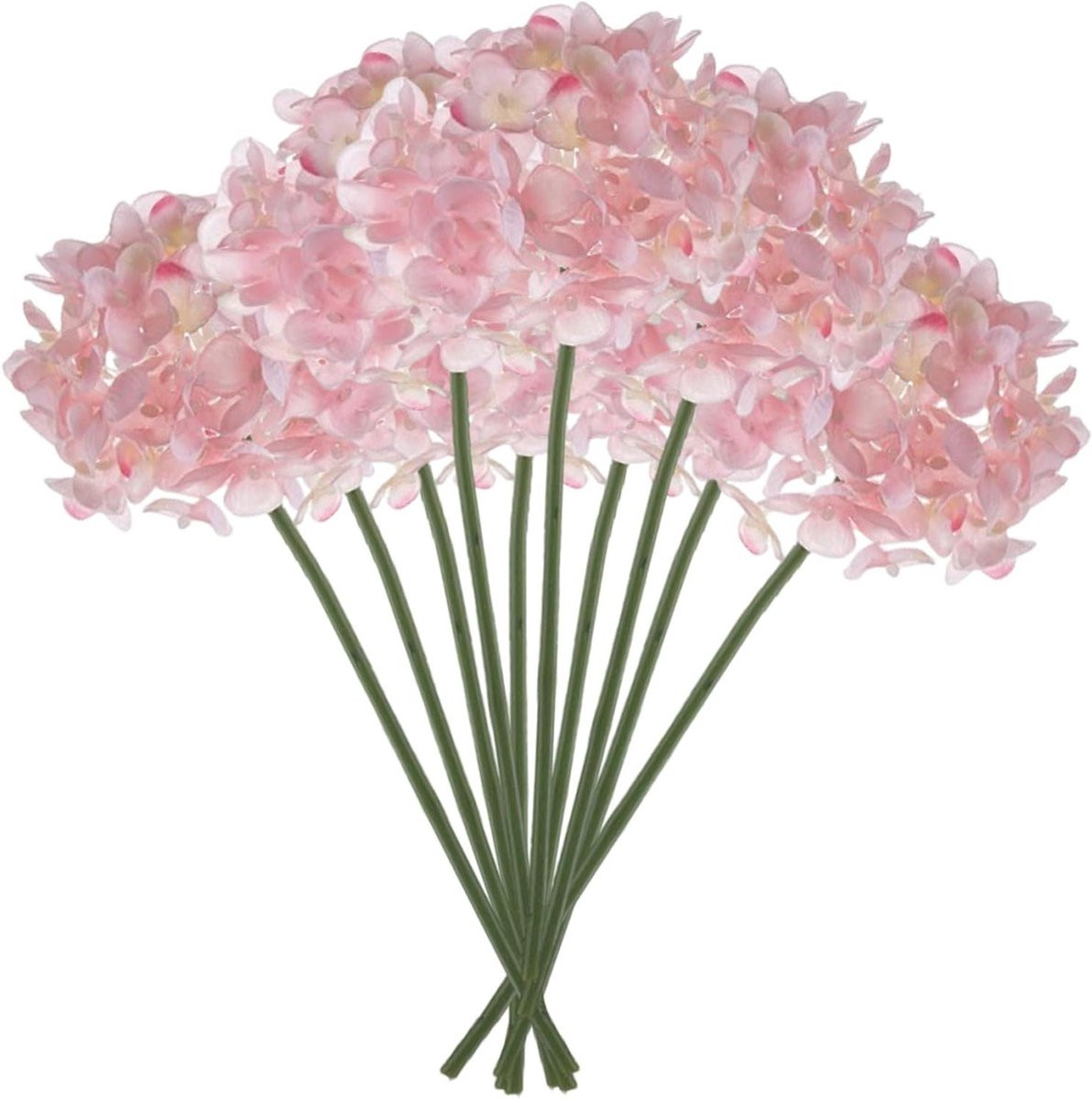 Set van 10 realistische kunsthortensia bloemen voor huisdecoratie