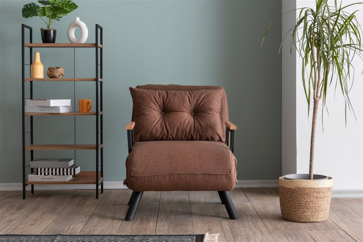 Asir Group Slaapfauteuil Sando Licht Bruin - Modern - Relax Recliner