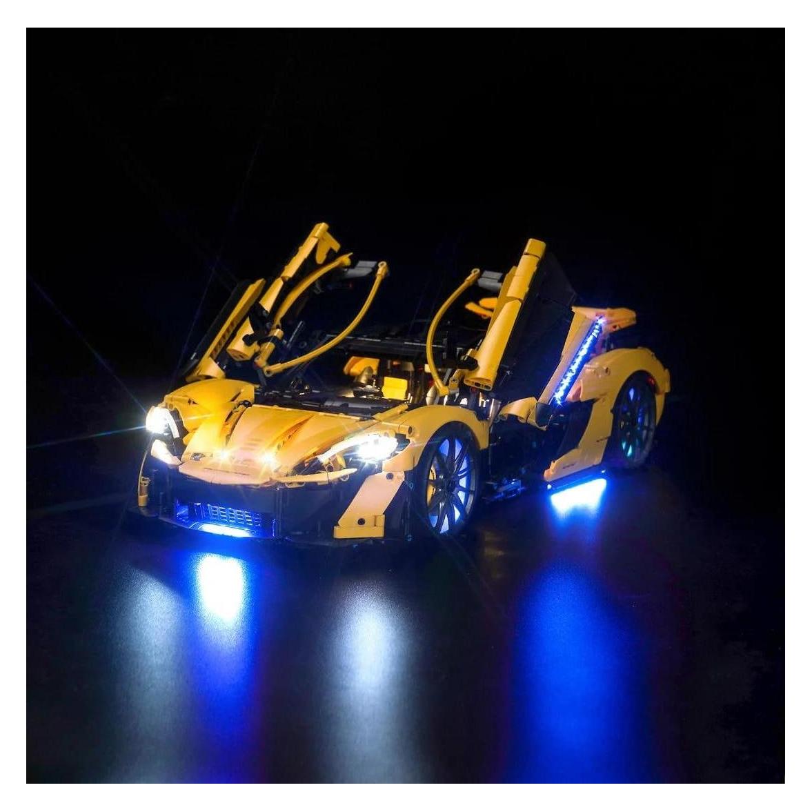 BrickBling LED Licht Set für LEGO McLaren P1 (42172) inkl. Fernbedienung (P70902)