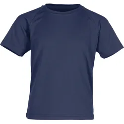 Spiro Junior Performance Aircool T-Shirt, navy, XS
