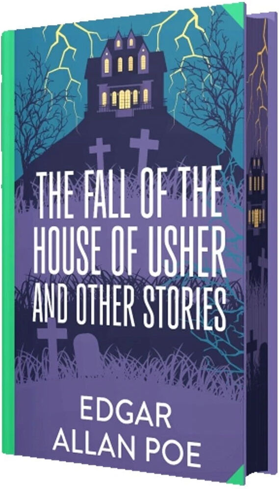 Wilco International The Fall of the House of Usher and Other Tales by Edgar Allan Poe - Sprayed Edge Hardback - Classic Gothic Horror Short Stories -