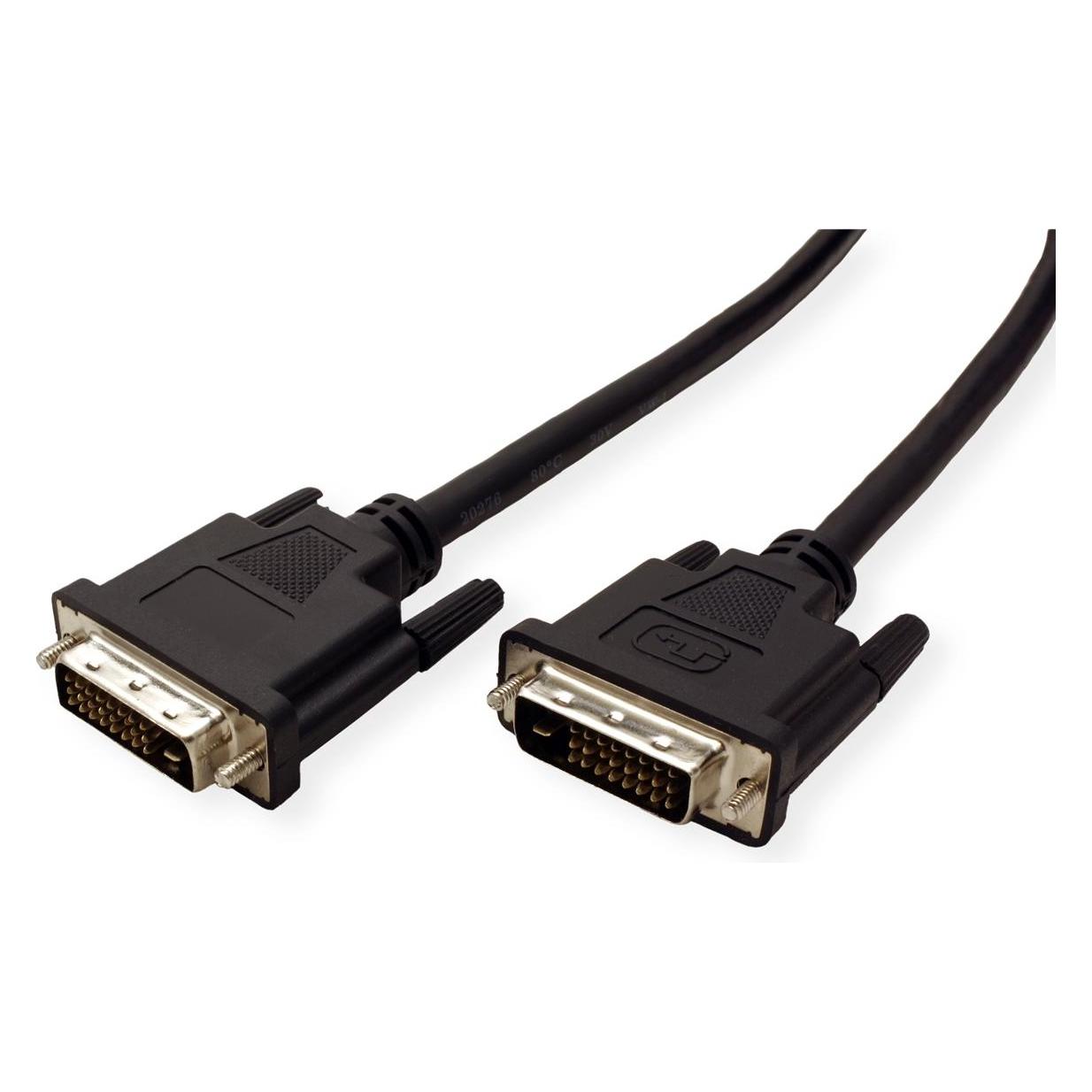 Nilox 2,0m DVI-D M/M DVI-Kabel 2 m Schwarz (2 m) (S3641)