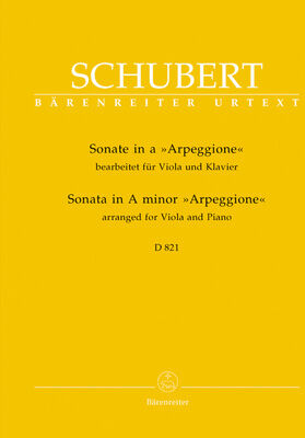Bärenreiter Schubert Sonate D 821 Viola
