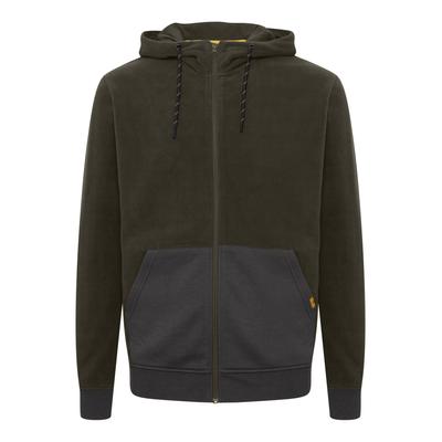 Fleecejacke INDICODE "Fleecejacke IDLando", Herren, Gr. M, grau (raven), Obermaterial: 100% Polyester PES., Jacken Fleecejacke
