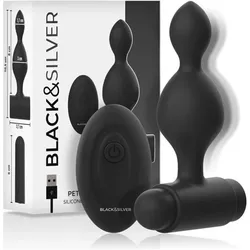 Black&Silver, Analtoy, Tucker Petit Anal Plug Silikon Fernbedienung