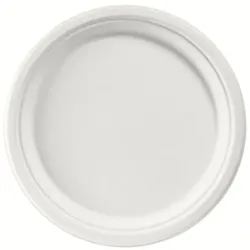 400x DUNI Teller Ø 26 cm Weiß