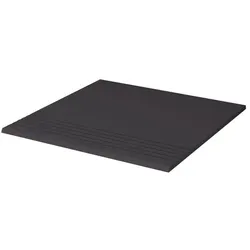 Rako Taurus Color Treppenfliese schwarz 30x30 cm matt TCP34019.1