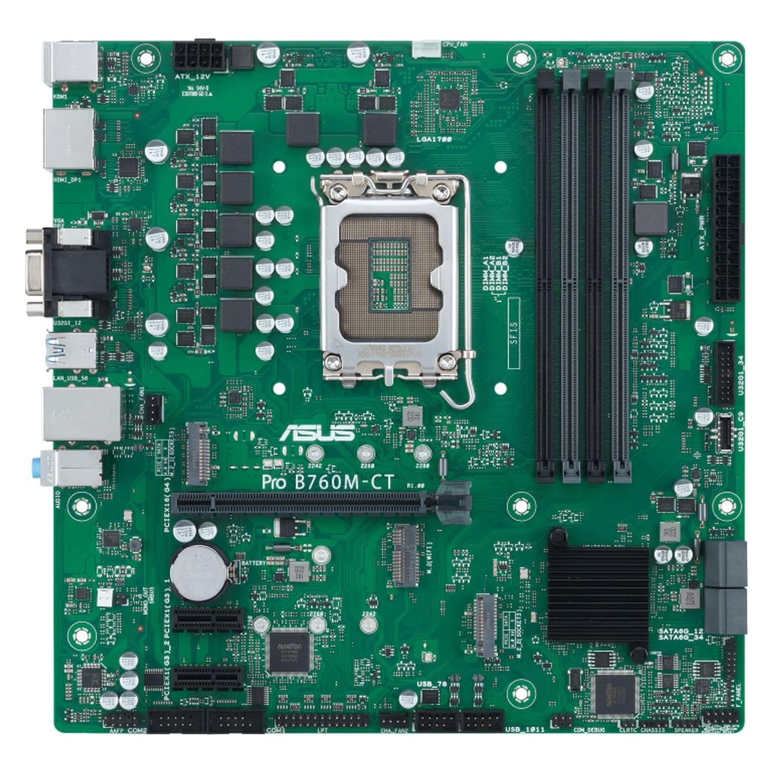 ASUS PRO B760M-CT-CSM (LGA 1700, Intel B760, mATX) (90MB1DY0-M0EAYC)