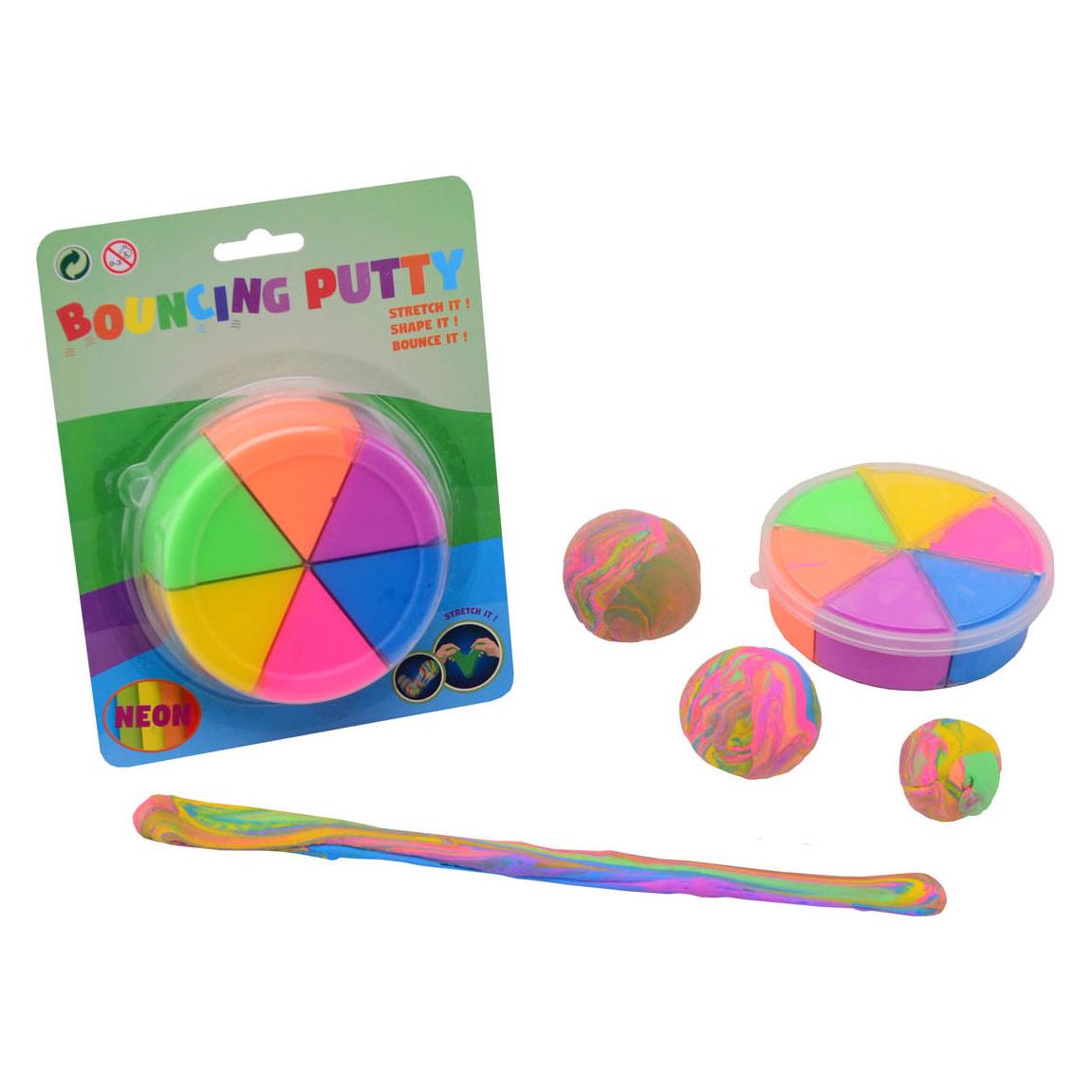 Johntoy Bouncing Putty 6 Neonfarben (21206636)