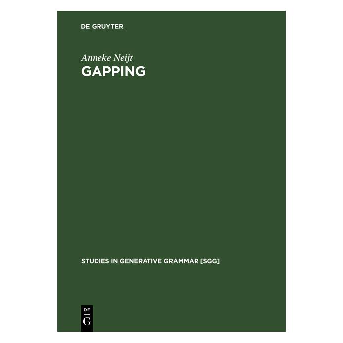 De Gruyter Neijt:Gapping (Englisch, Hardcover, Anna Hildegard Neijt-Kappen, Anneke Neijt) (67773983)