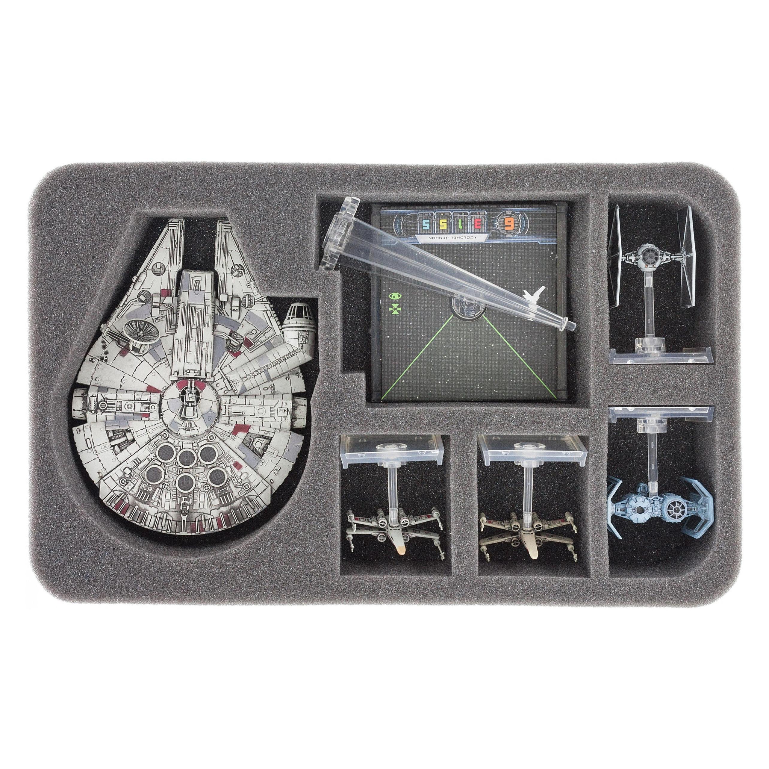 Feldherr HS050A091 - Schaumstoffeinlage für Star Wars X-WING Millennium Falke (Schaumstoff) (HS050A091)