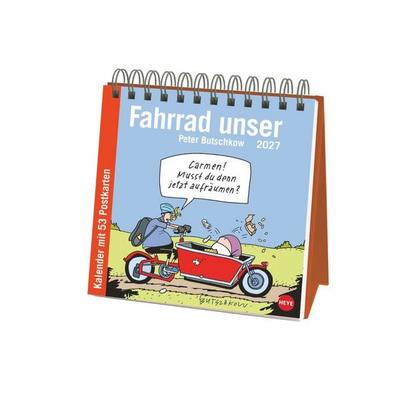 Peter Butschkow: Fahrrad unser Premium-Postkartenkalender 2027