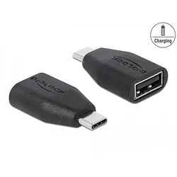 DELOCK USB Datenblocker USB Type-C Stecker zu Typ-A Buchse