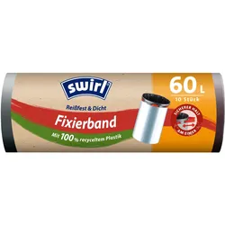 Swirl Müllsack, Abfallsack, Schwarz
