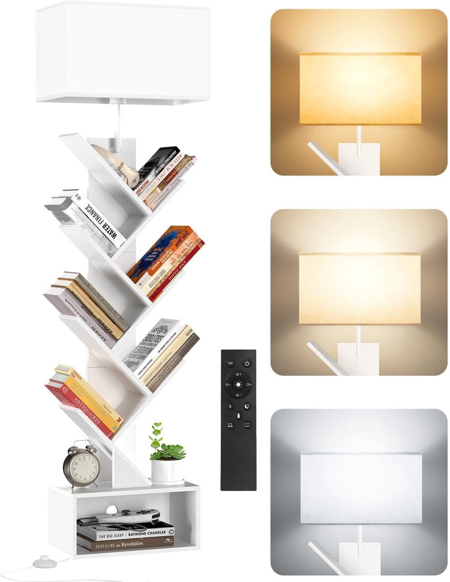 Omgoods Boekenplank in Boomvorm met Geïntegreerde Verlichting