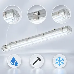 Philips 2x24W LED Feuchtraumleuchte MASTER LEDtube Value UO 150cm 6500K
