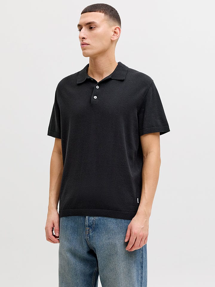 Jack & Jones Poloshirt "Will" in Schwarz - S