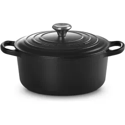 Le Creuset Signature, Pfanne + Kochtopf, Schwarz